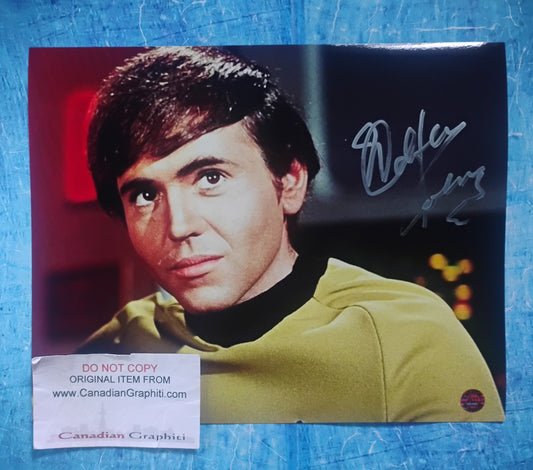 Walter Koenig Hand Signed Autograph 8x10 Photo COA Star Trek
