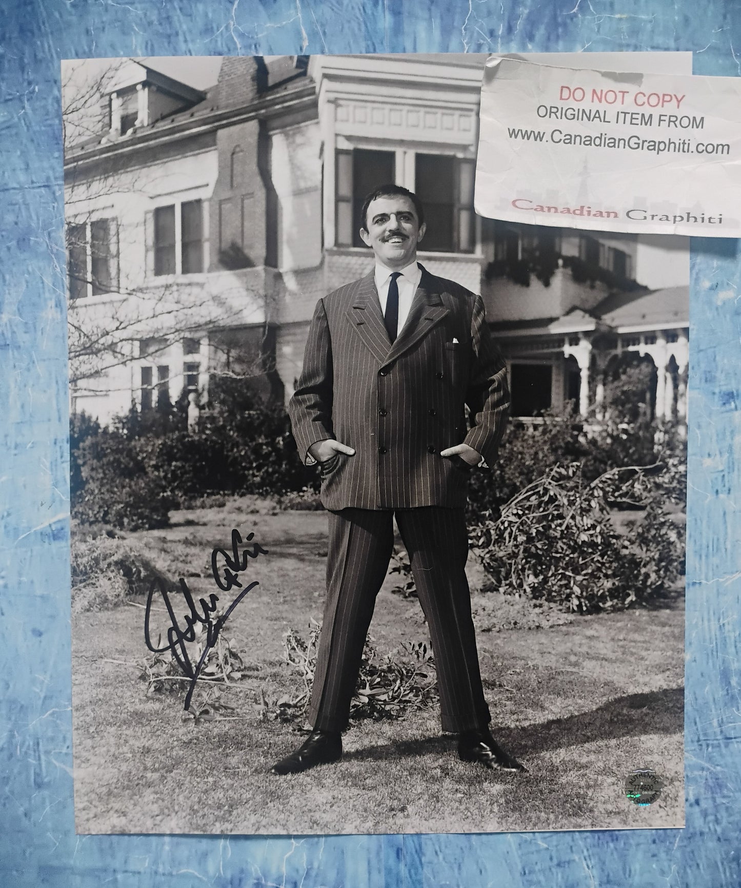 John Astin Hand Signed Autograph 8x10 Photo COA The Addams Family