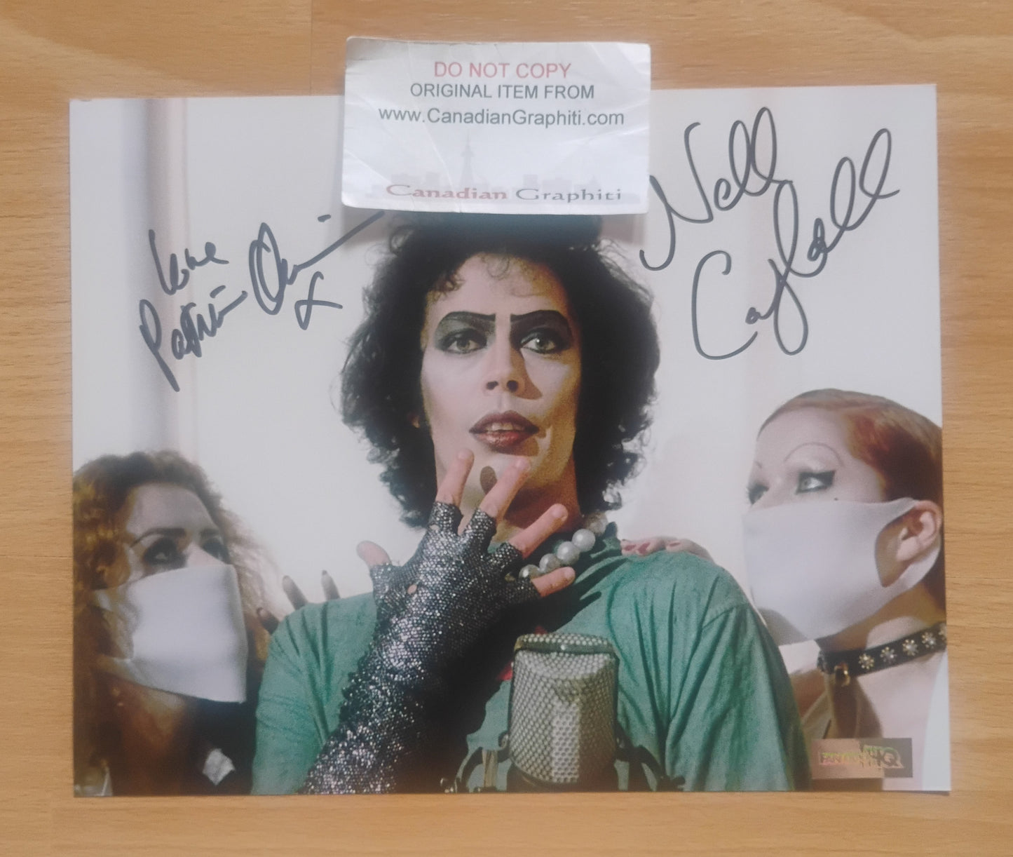 Patricia Quinn & Nell Campbell Hand Signed Autograph 8x10 Photo COA Rocky Horror Picture Show