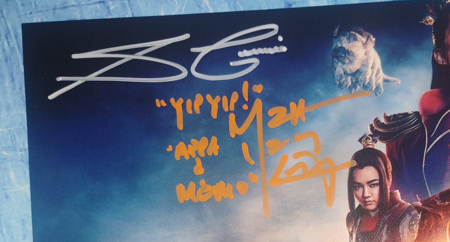 Avatar The Last Airbender Cast Hand Signed Autograph 8x10 Photo JSA COA Maria Zhang, Dallas Liu, Gordon Cormier