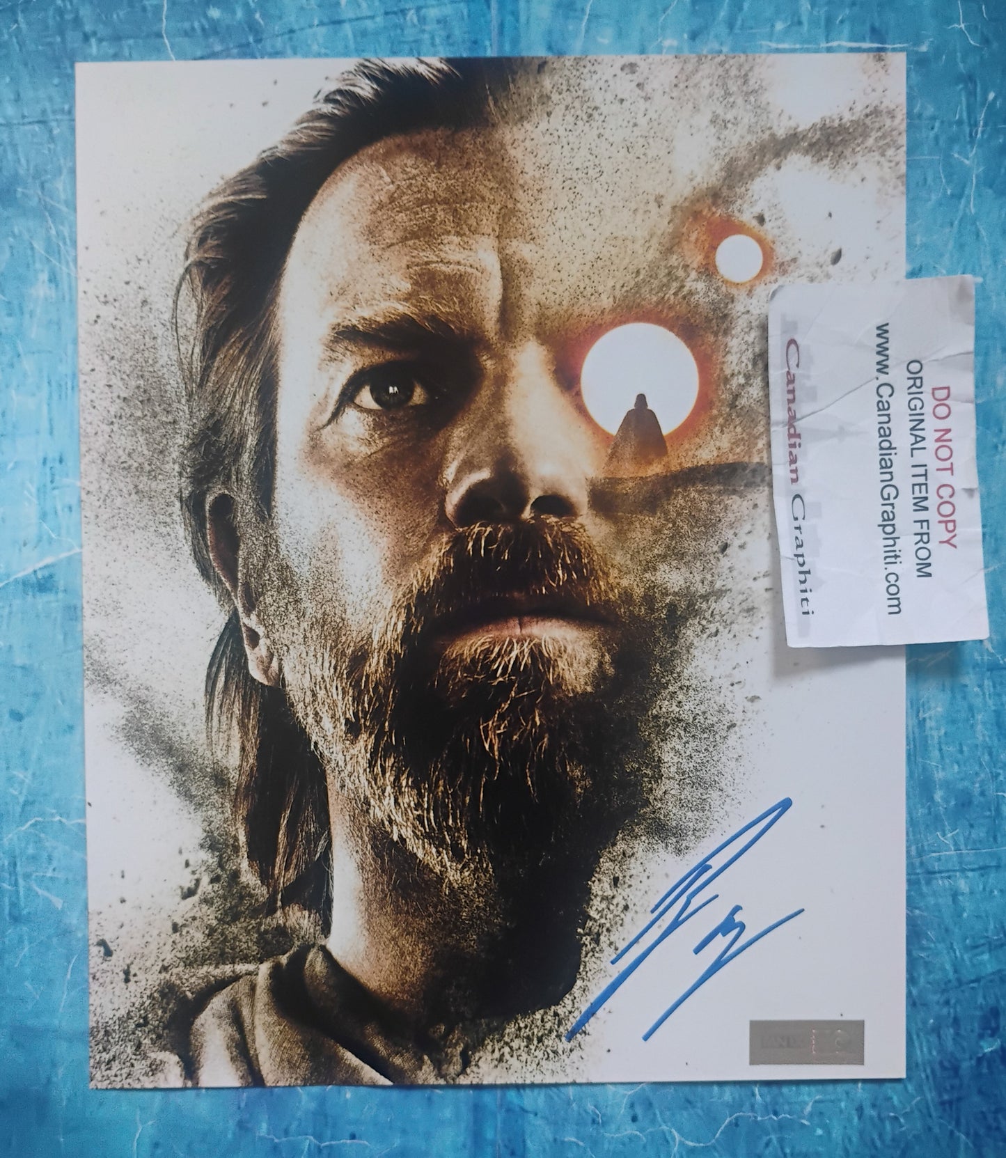 Ewan McGregor Hand Signed Autograph 8x10 Photo COA Star Wars