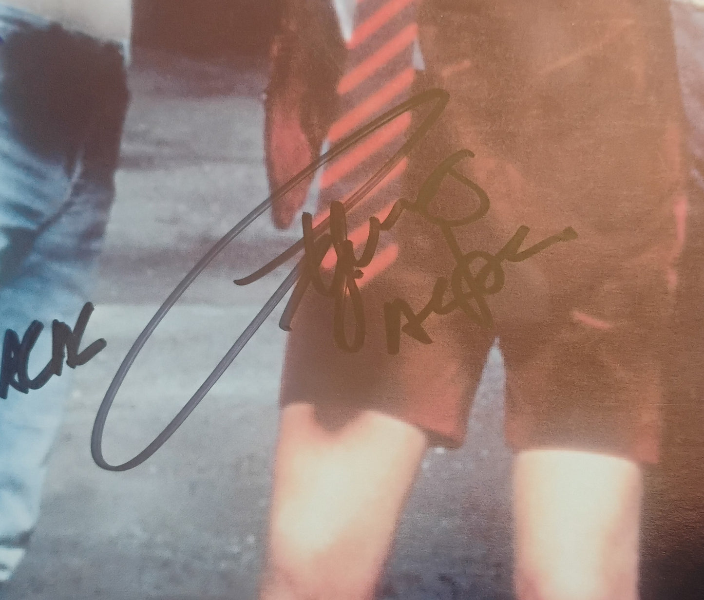 AC/DC Hand Signed Autograph 8x10 Photo COA Malcolm & Angus Young, Brian Johnson