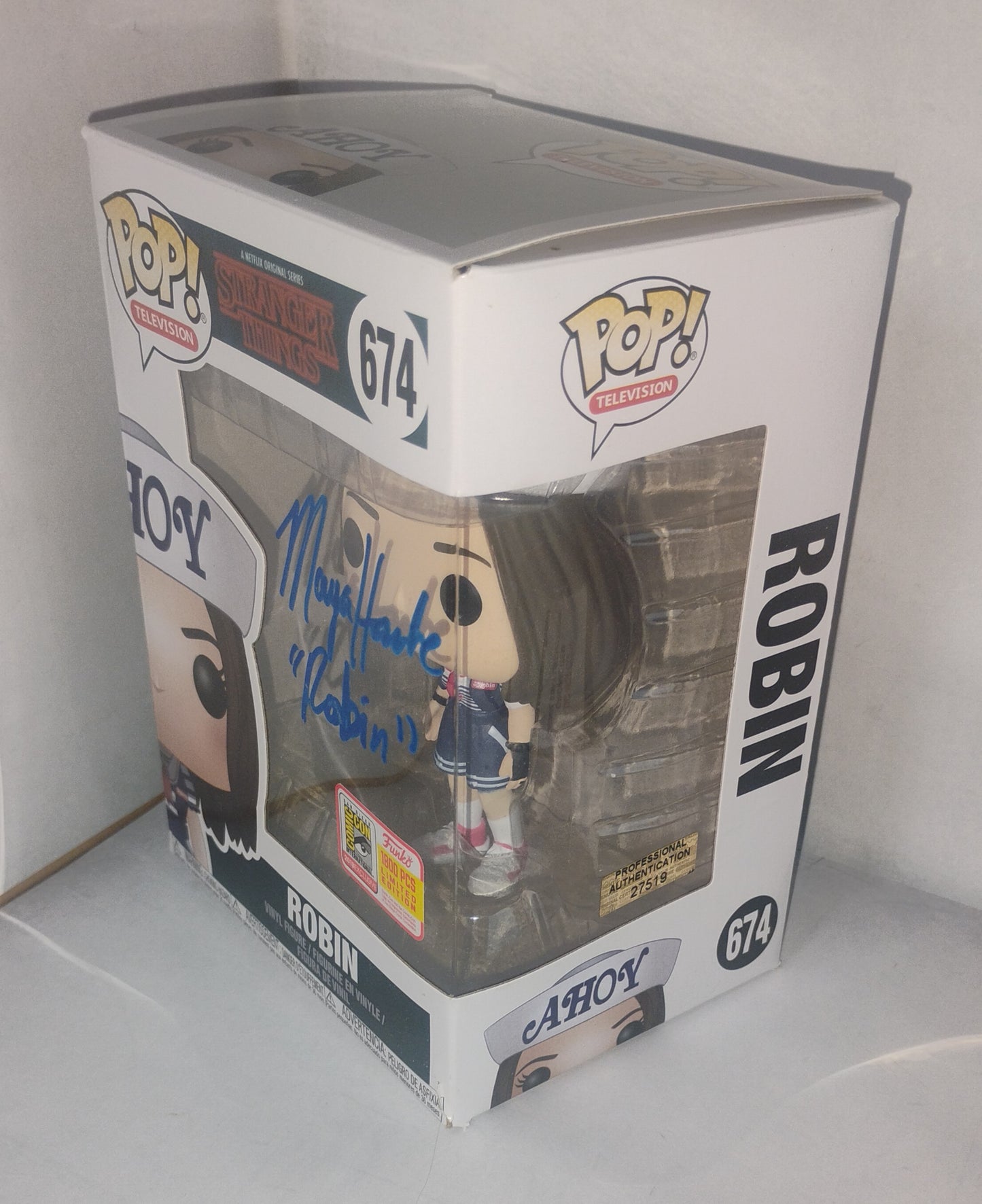 Maya Hawke Hand Signed Autograph Stranger Things Funko Pop COA