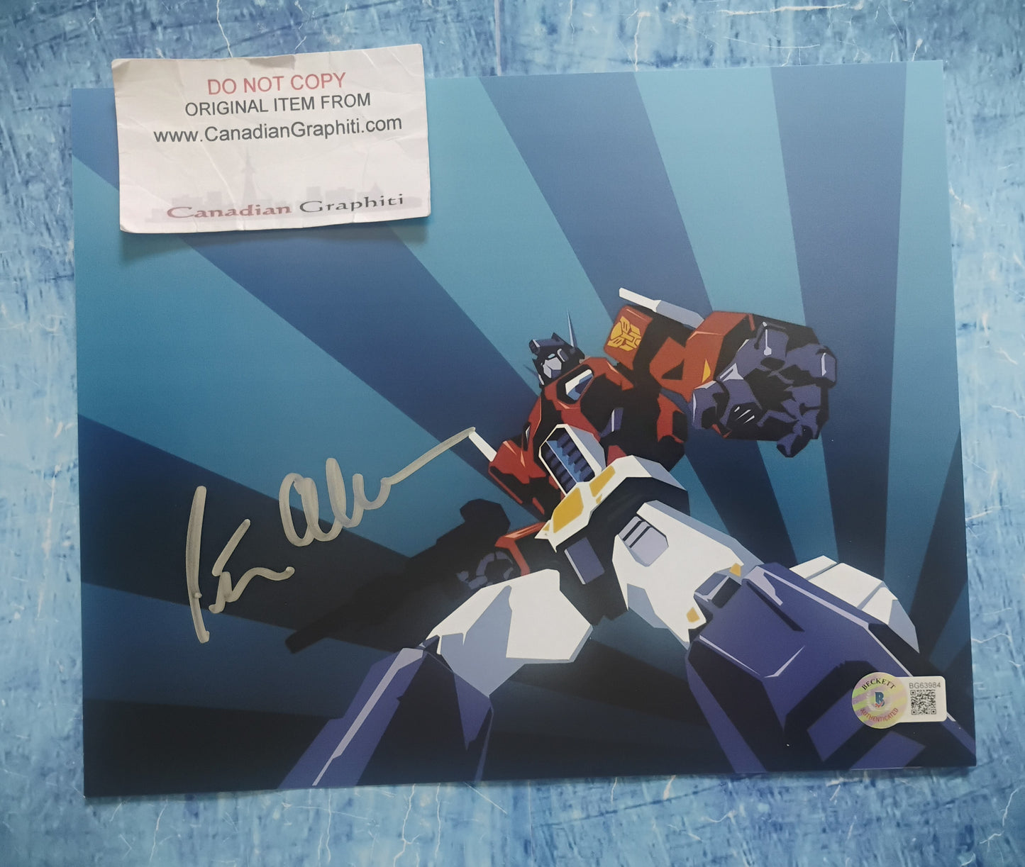 Peter Cullen Hand Signed Autograph 8x10 Photo BAS COA Transformers