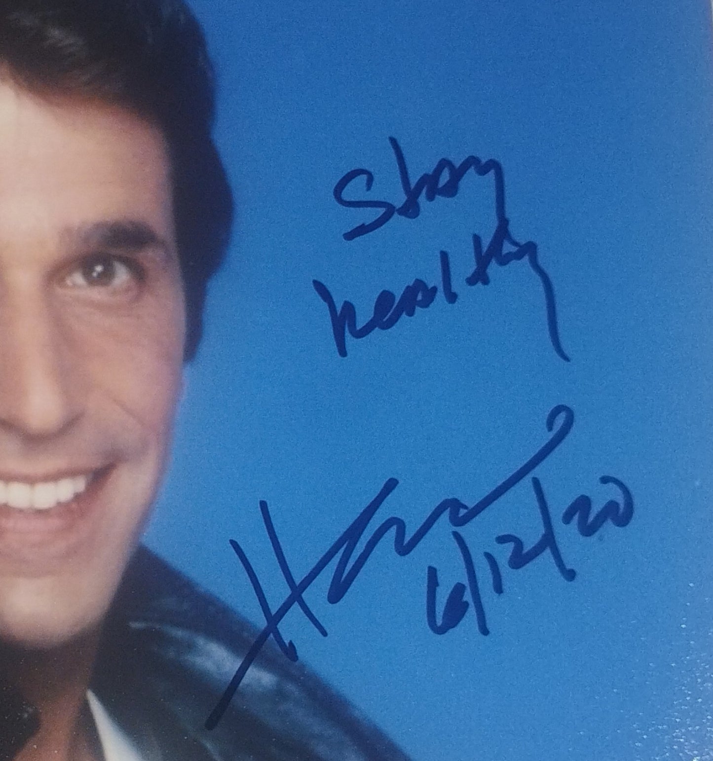 Henry Winkler Hand Signed Autograph 8x10 Photo BAS COA Happy Days