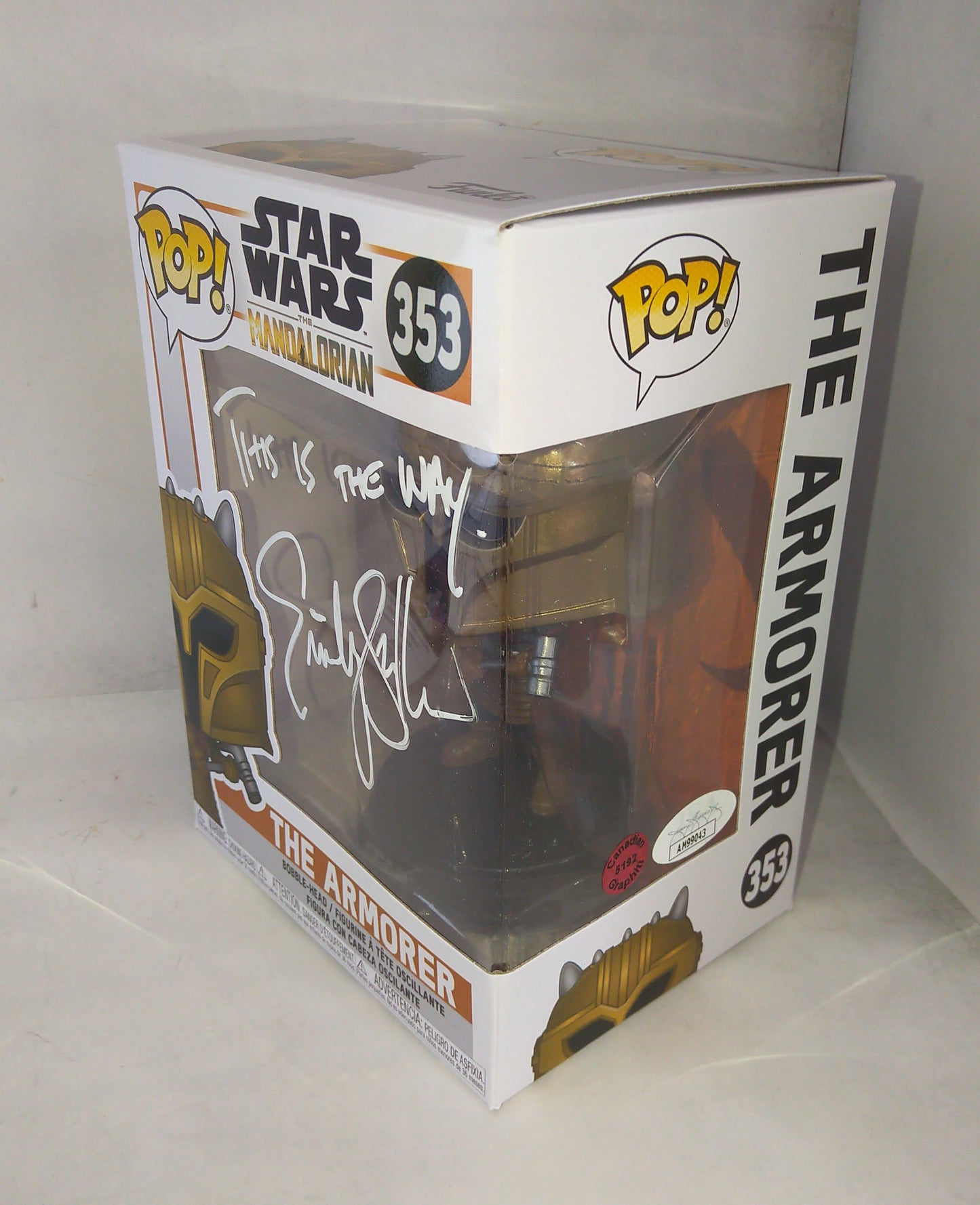 Emily Swallow Hand Signed Autograph Star Wars Funko Pop COA + JSA