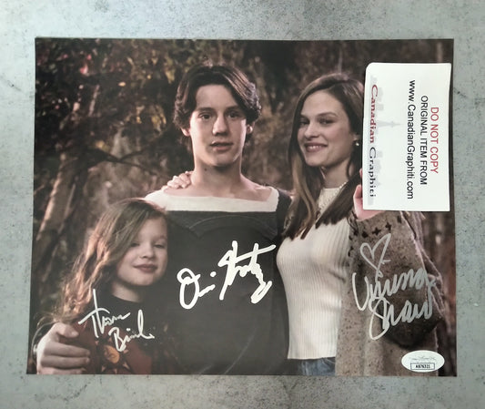 Hocus Pocus Cast Hand Signed Autograph 8x10 Photo JSA COA Omri Katz, Vinessa Shaw & Thora Birch