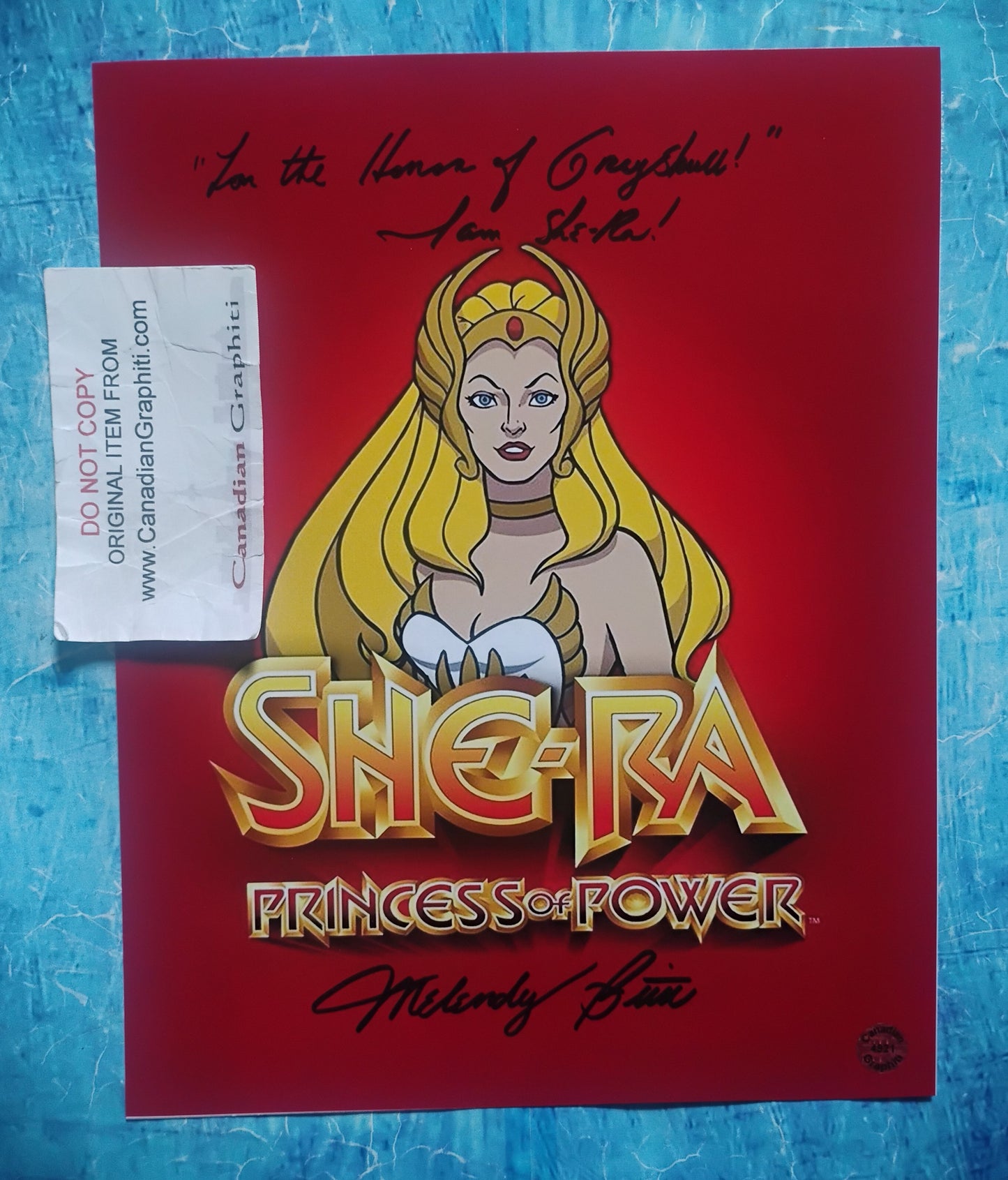 Melendy Britt Hand Signed Autograph 8x10 Photo COA She-ra