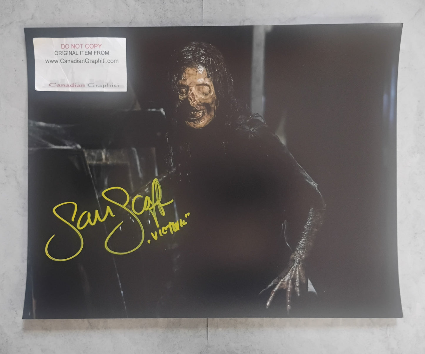 Samantha Scaffidi Hand Signed Autograph 11x14 Photo JSA COA Terrifier