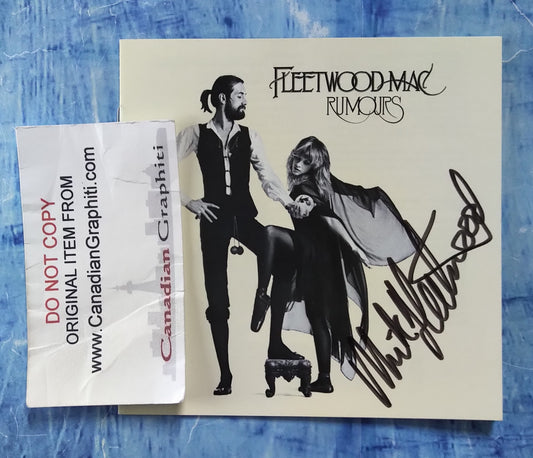 Mick Fleetwood Hand Signed Autograph Rumours CD Booklet BAS COA