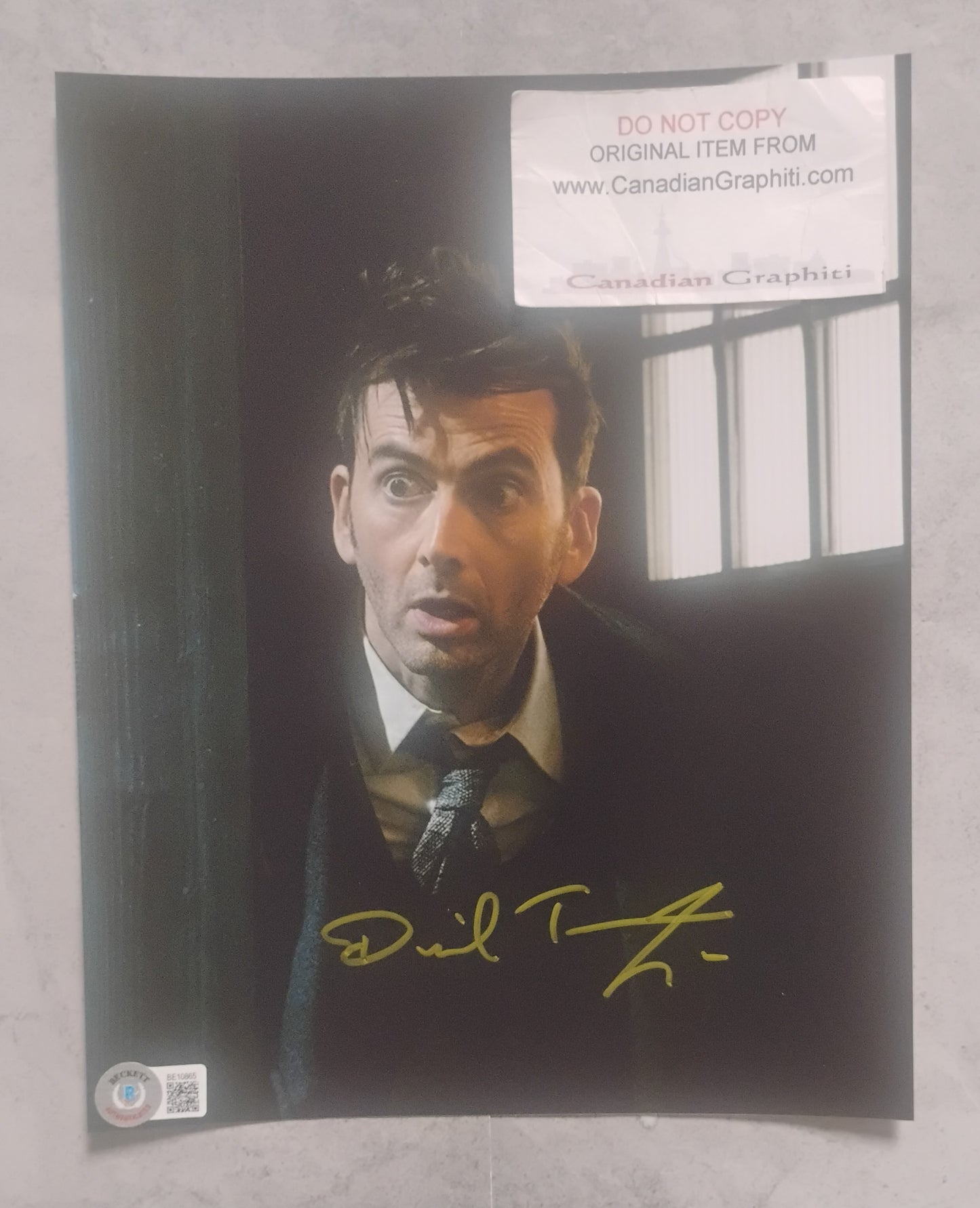 David Tennant Hand Signed Autograph 8x10 Photo BAS COA Doctor Who