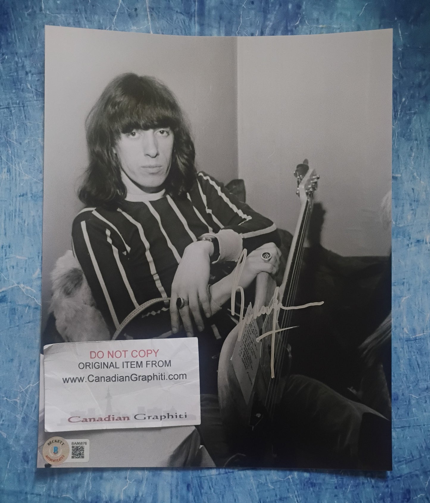Bill Wyman Hand Signed Autograph 8x10 Photo BAS COA Rolling Stones