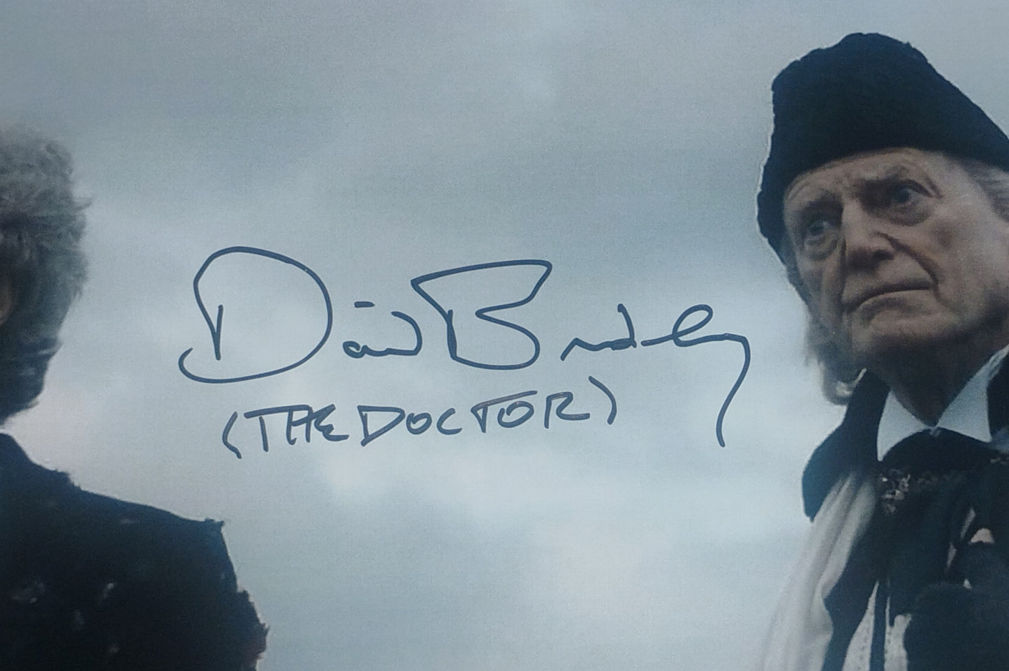 Peter Capaldi & David Bradley Hand Signed Autograph 8x10 Photo COA Doctor Who