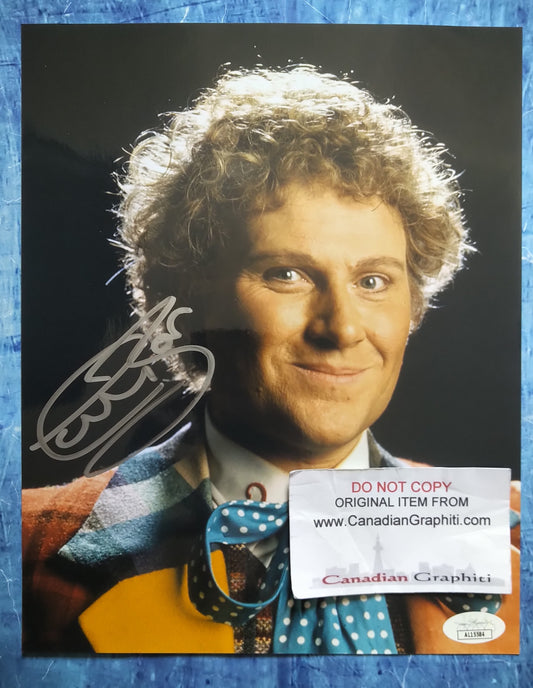 Colin Baker Hand Signed Autograph 8x10 Photo JSA COA Doctor Who