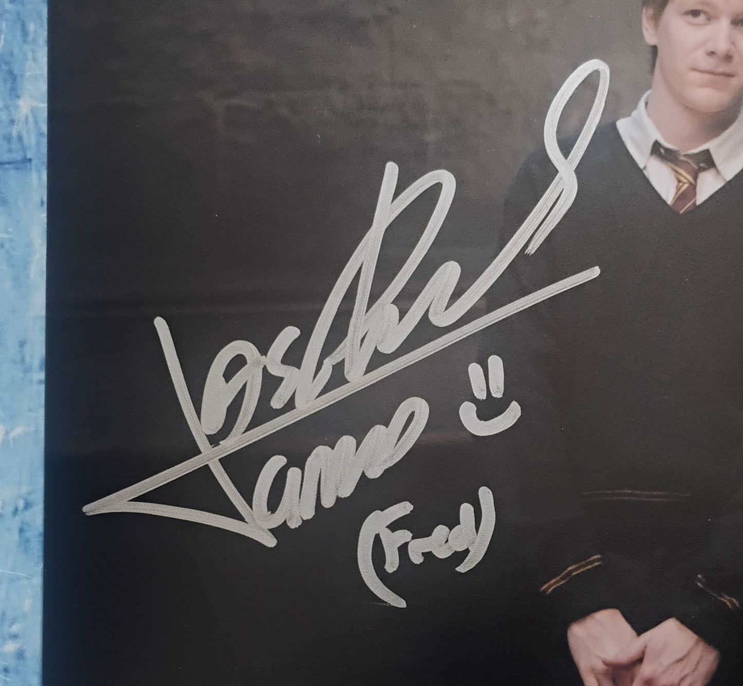 James & Oliver Phelps Hand Signed Autograph 8x10 Photo OPix COA Harry Potter