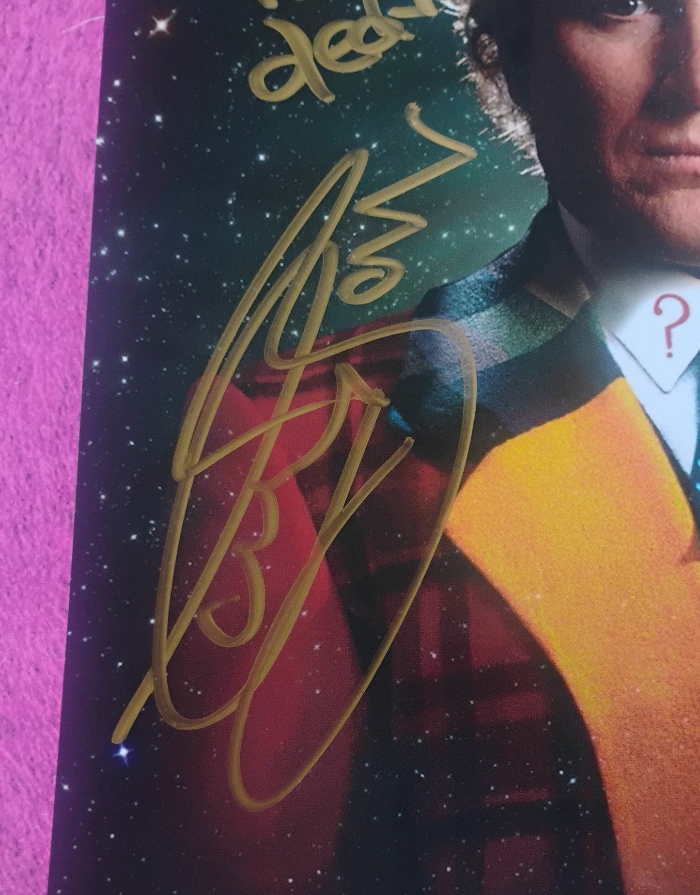 Colin Baker Hand Signed Autograph 8x10 Photo JSA COA Doctor Who