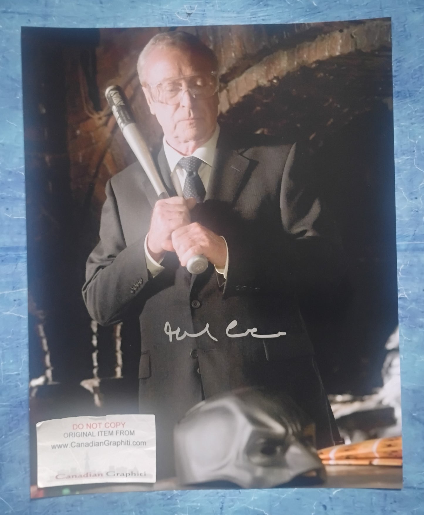 Michael Caine Hand Signed Autograph 11x14 Photo COA The Dark Knight