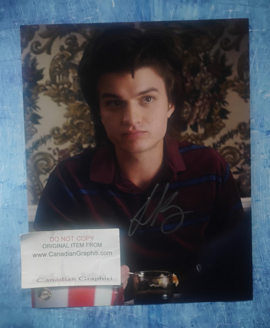 Joe Keery Hand Signed Autograph 8x10 Photo COA Stranger Things