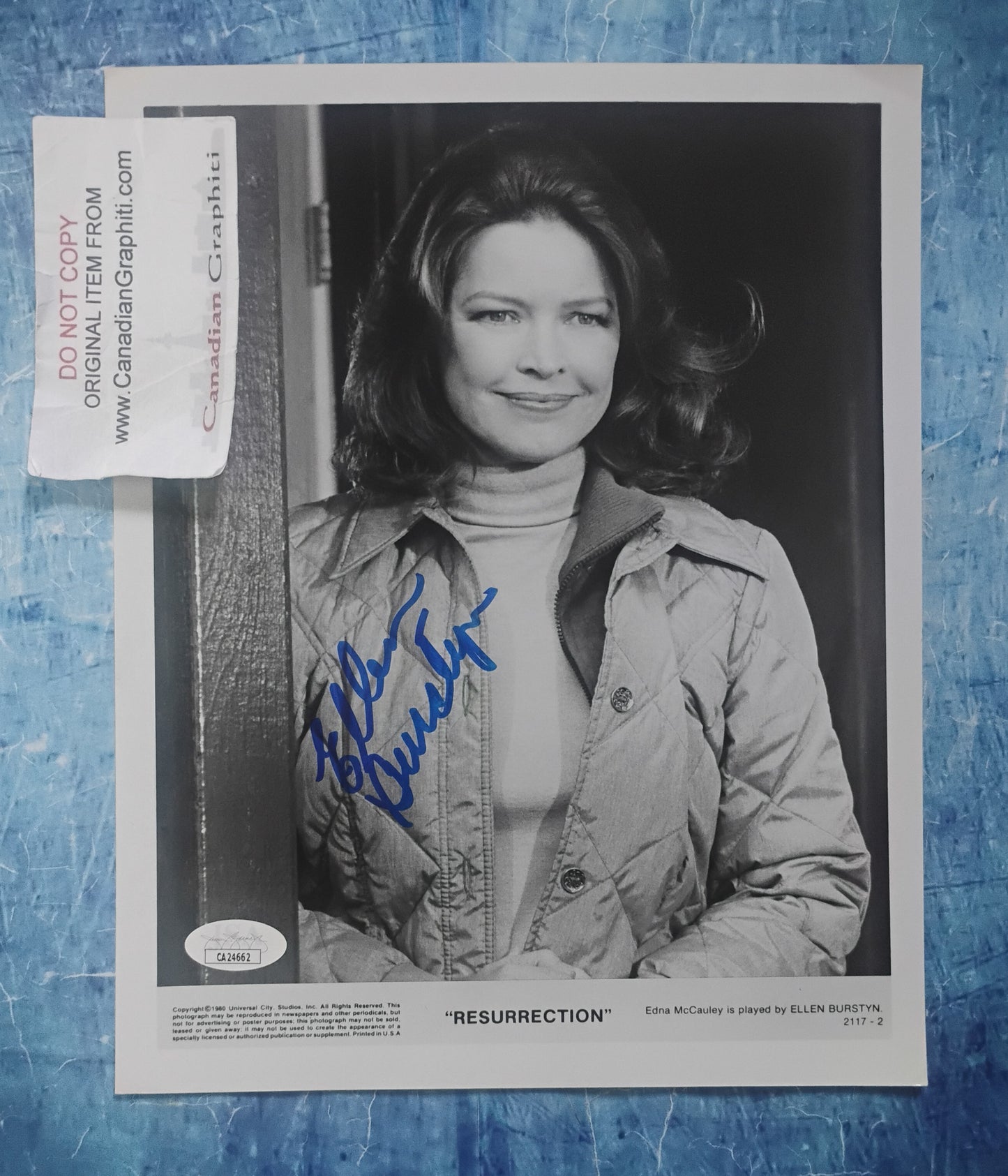 Ellen Burstyn Hand Signed Autograph 8x10 Photo JSA COA Resurrection