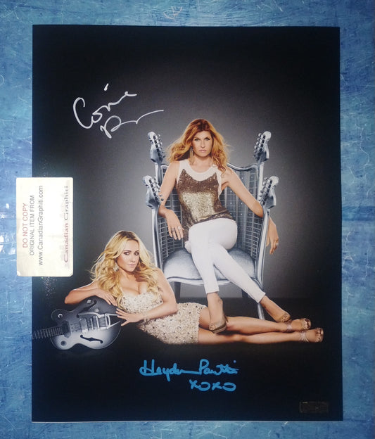 Connie Britton & Hayden Panettiere Hand Signed Autograph 11x14 Photo COA Nashville