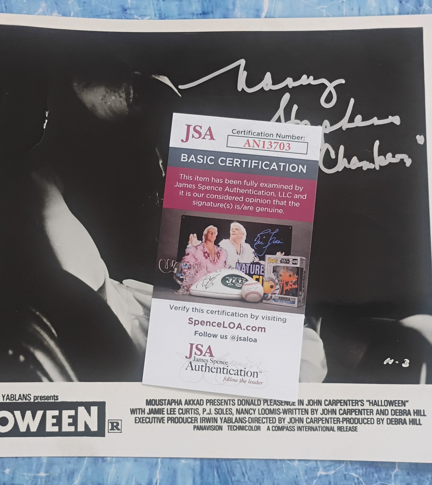 Nancy Stephens Hand Signed Autograph 8x10 Photo JSA COA Halloween