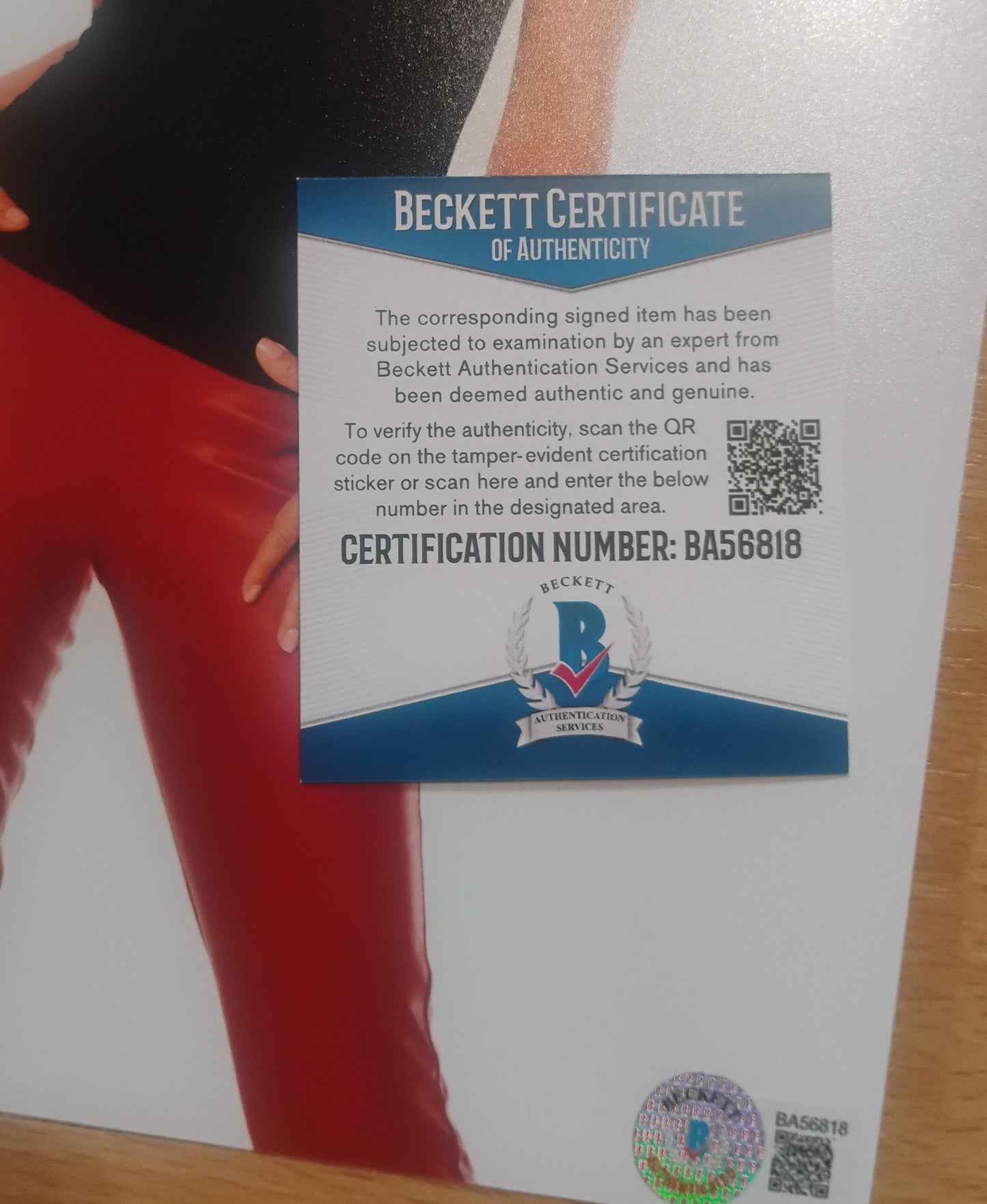 Sarah Michelle Gellar Hand Signed Autograph 8x10 Photo BAS COA