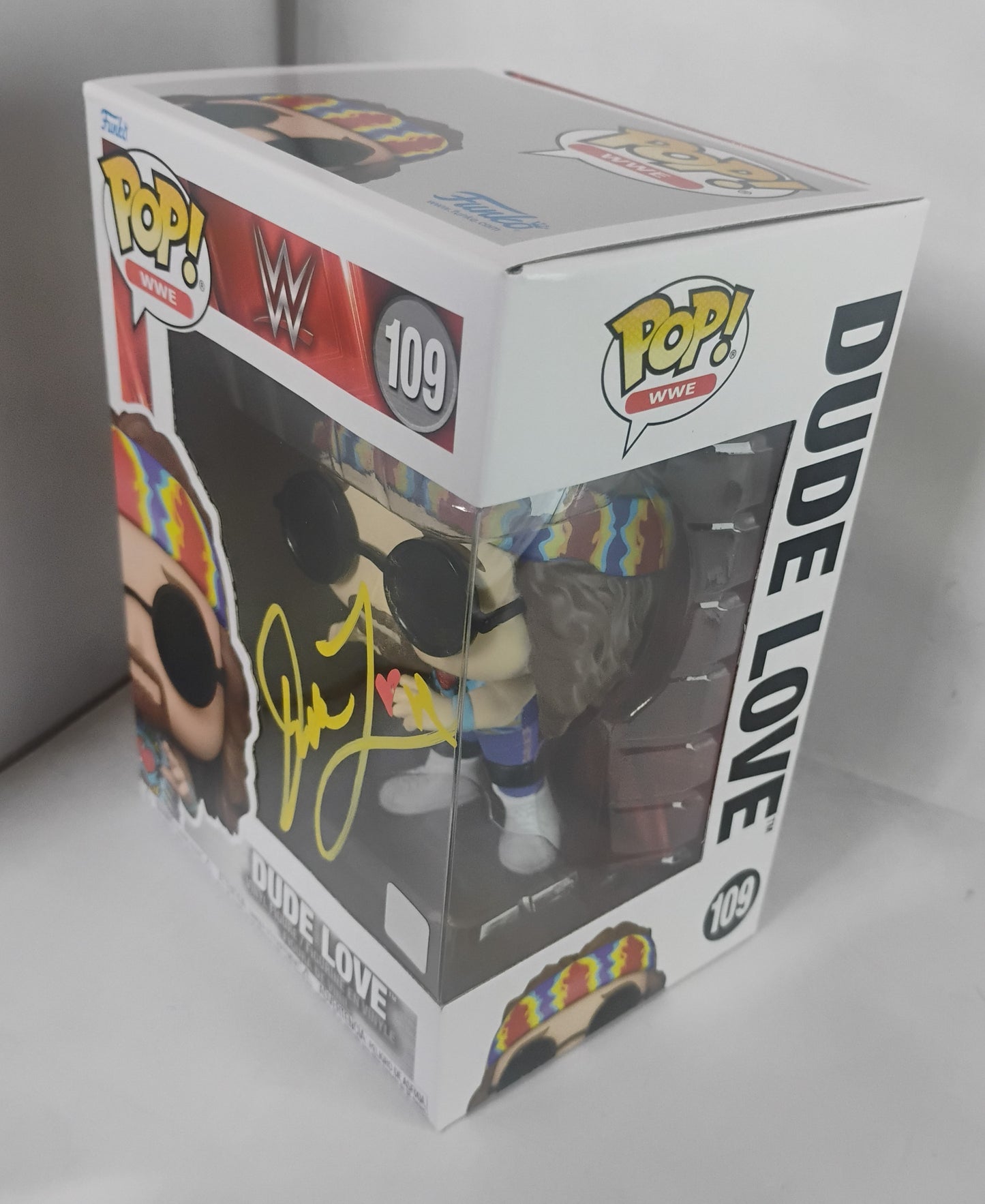 Mick Foley Hand Signed Autograph Dude Love Funko Pop COA