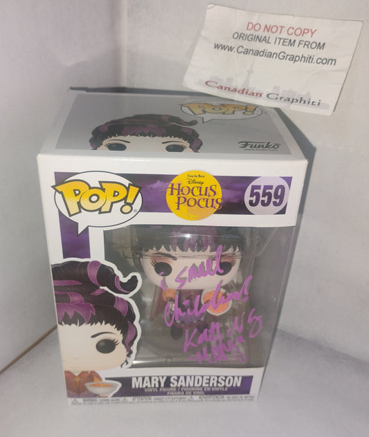 Kathy Najimy Hand Signed Autograph Hocus Pocus Funko Pop COA