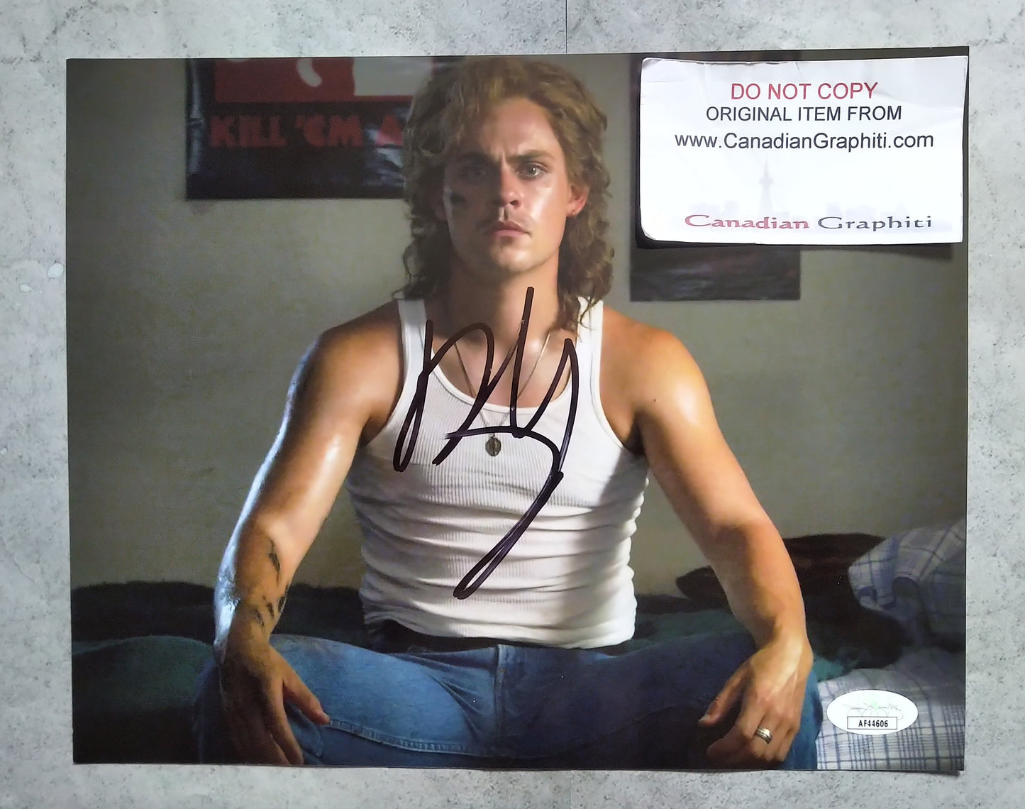 Dacre Montgomery Hand Signed Autograph 8x10 Photo JSA COA Stranger Things