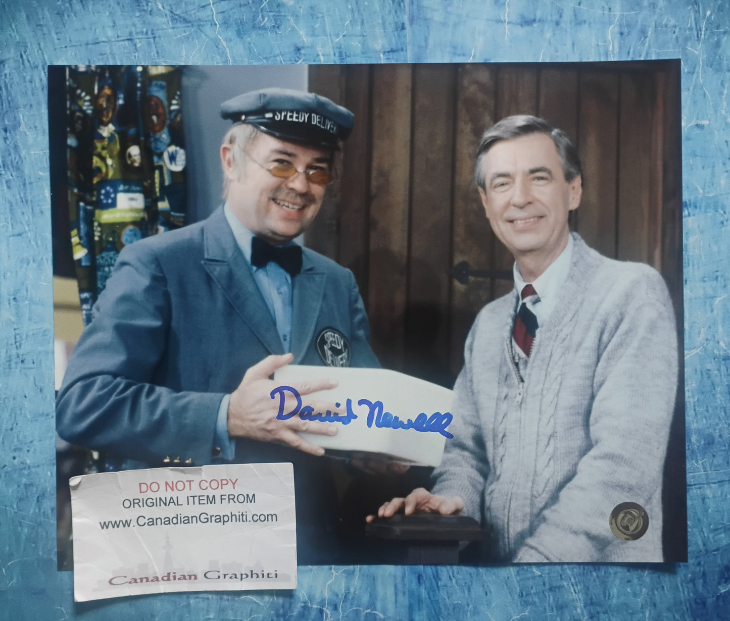 David Newell Hand Signed Autograph 8x10 Photo COA Mister Rogers