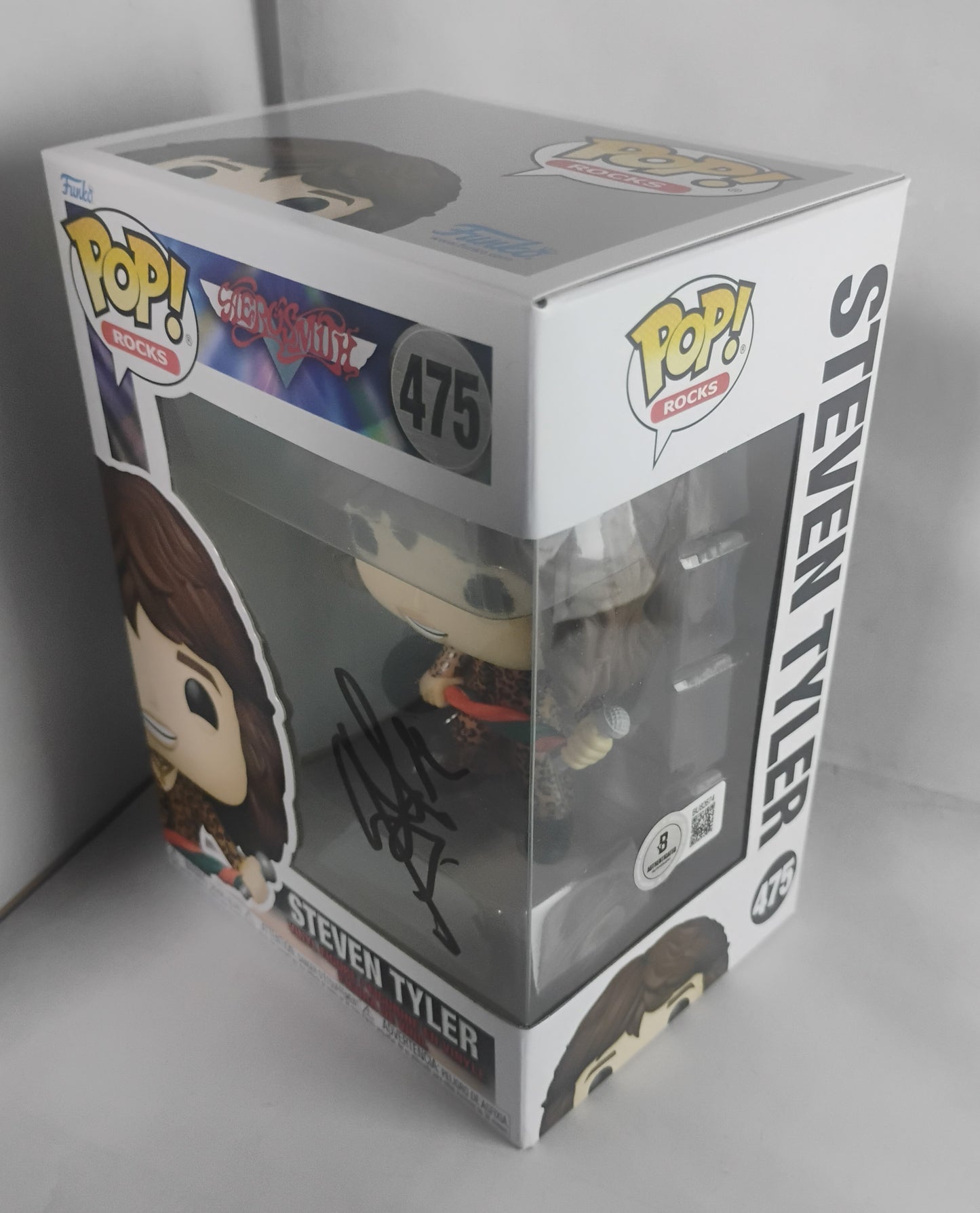 Steven Tyler Hand Signed Autograph Aerosmith Funko Pop BAS COA