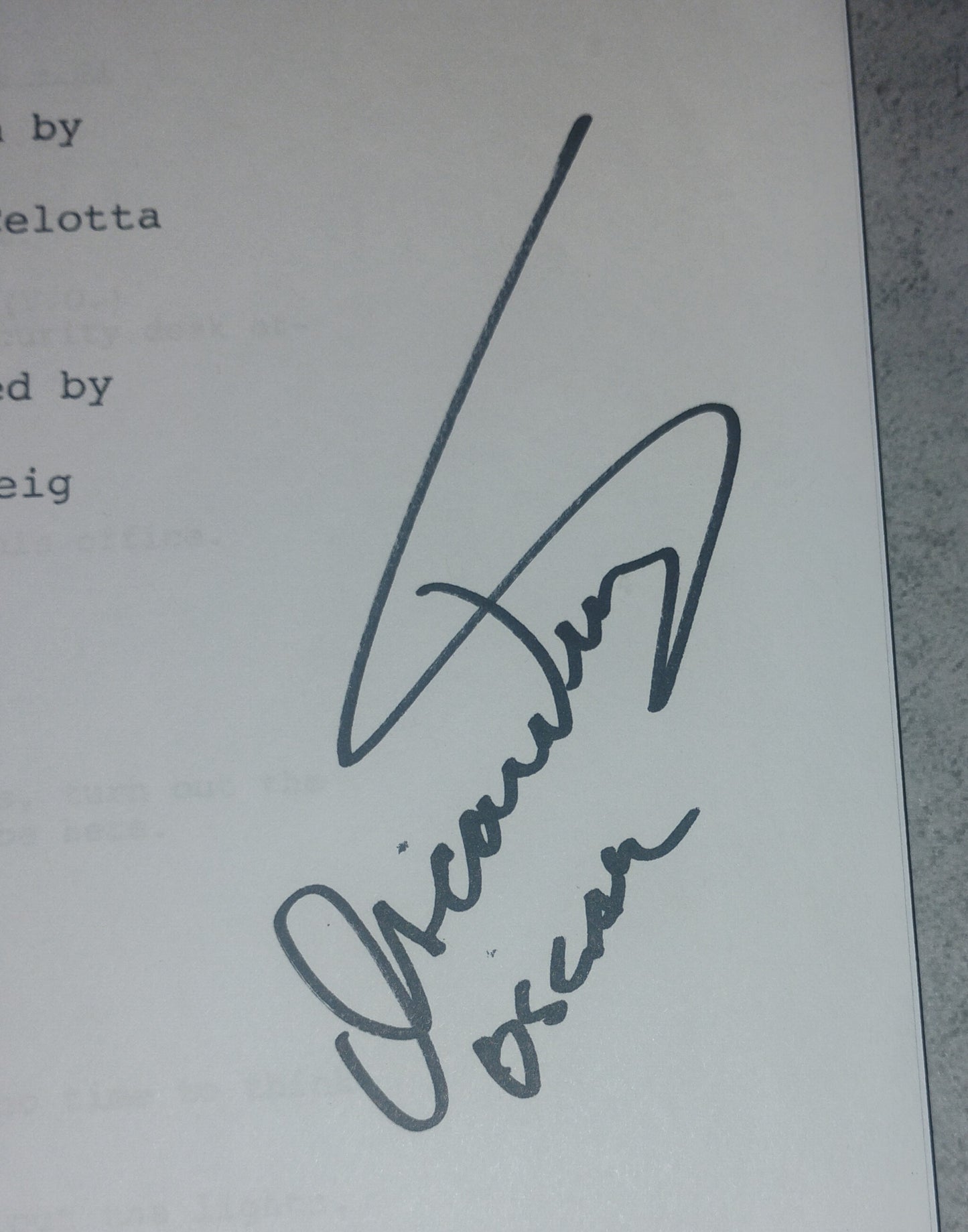 The Office 3x Cast Hand Signed Autograph Script COA