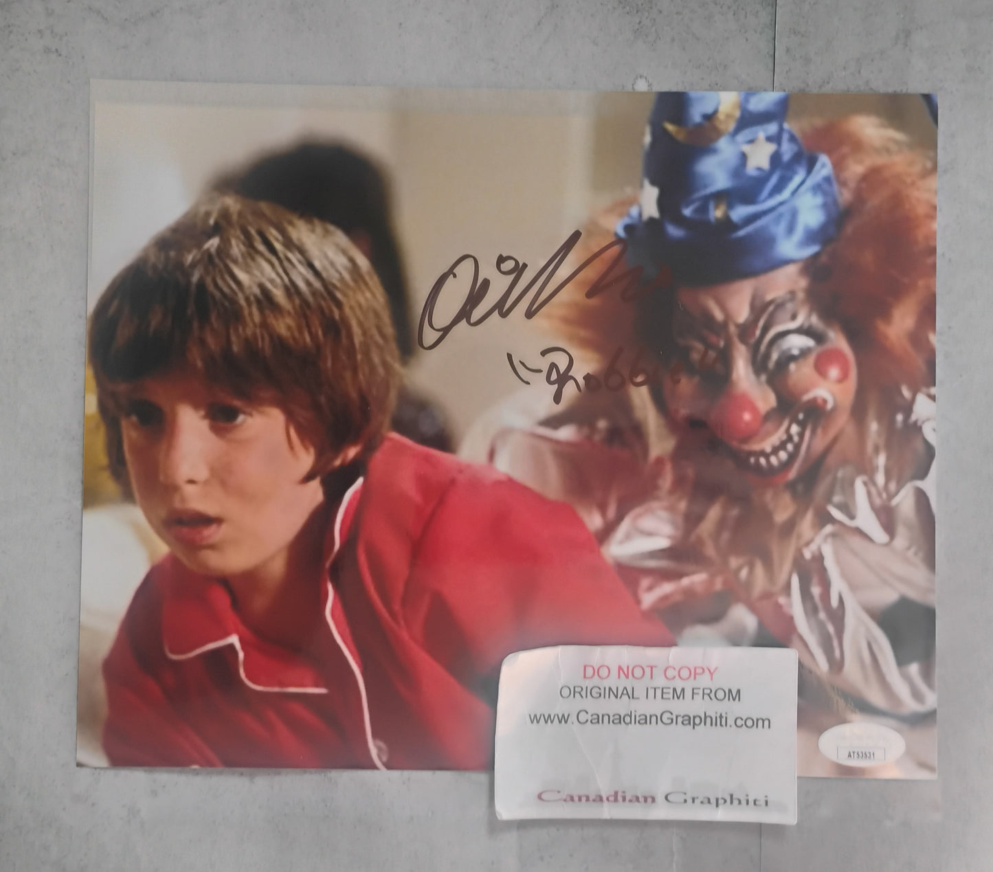Oliver Robins Hand Signed Autograph 8x10 Photo JSA COA Poltergeist