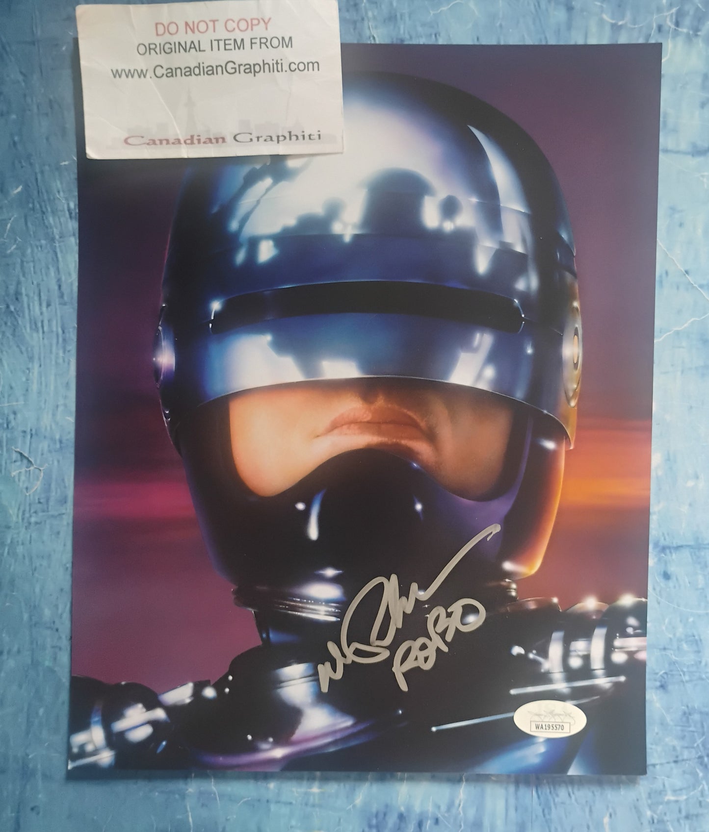 Peter Weller Hand Signed Autograph 8x10 Photo JSA COA Robocop