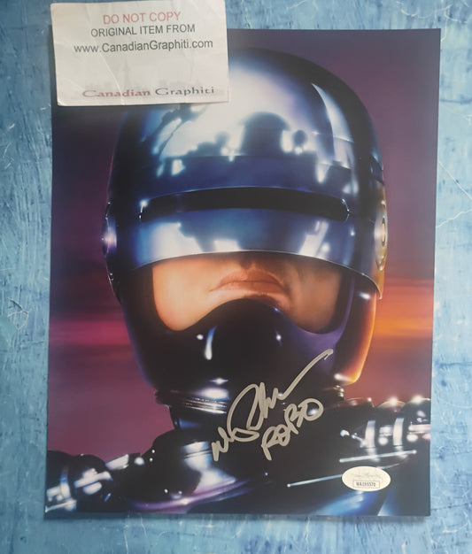 Peter Weller Hand Signed Autograph 8x10 Photo JSA COA Robocop