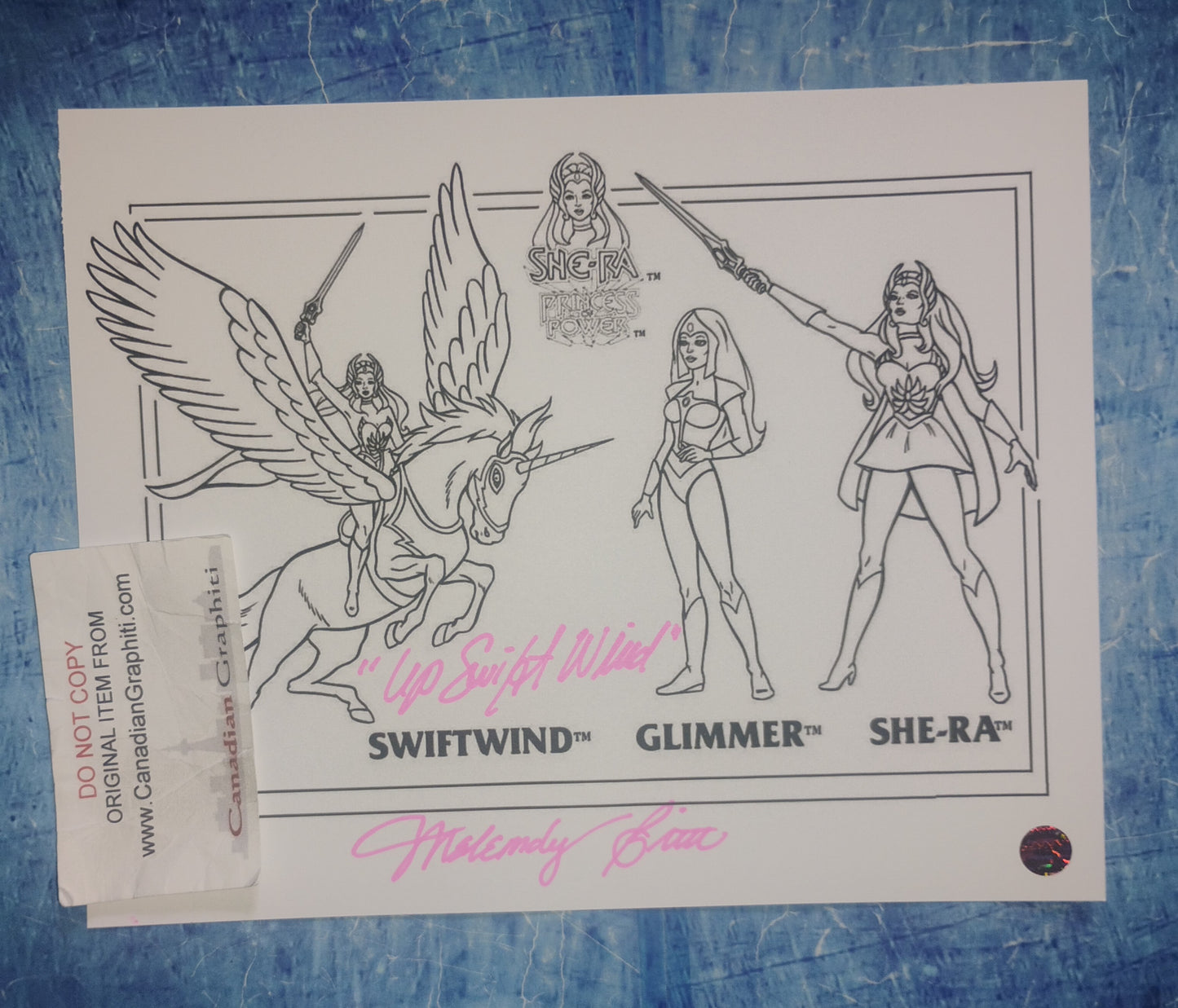 Melendy Britt Hand Signed Autograph 8x10 Photo COA She-ra