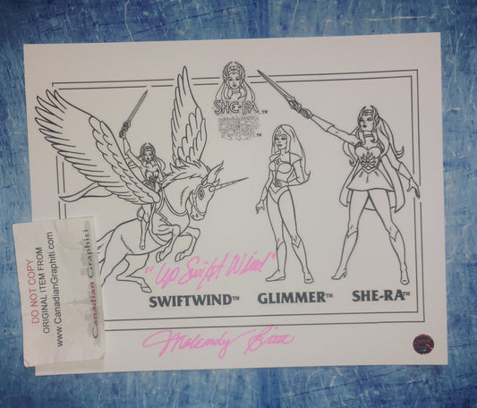 Melendy Britt Hand Signed Autograph 8x10 Photo COA She-ra
