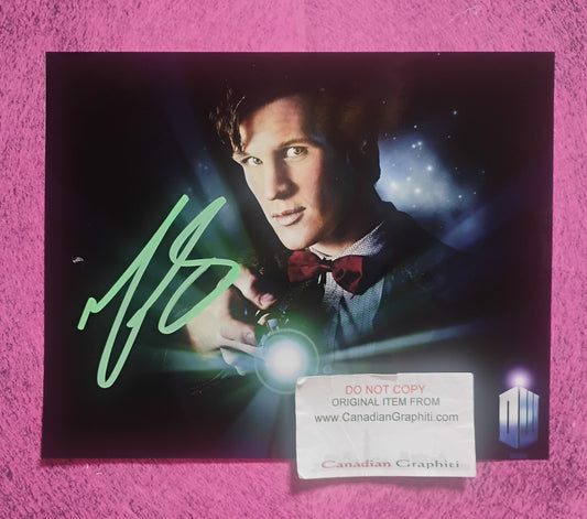 Matt Smith Hand Signed Autograph 8x10 Photo COA Doctor Who