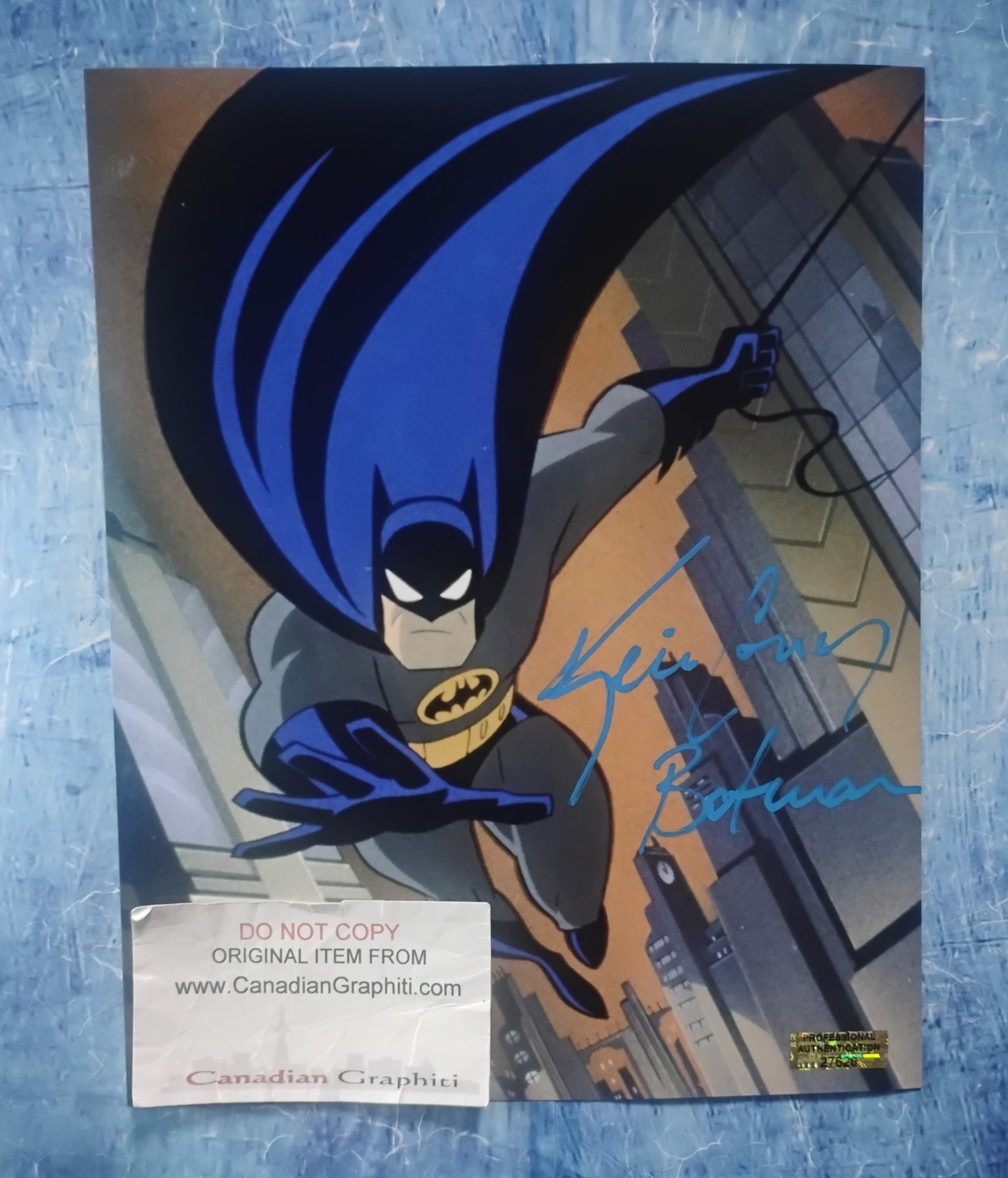 Kevin Conroy Hand Signed Autograph 8x10 Photo COA Batman Animated Series