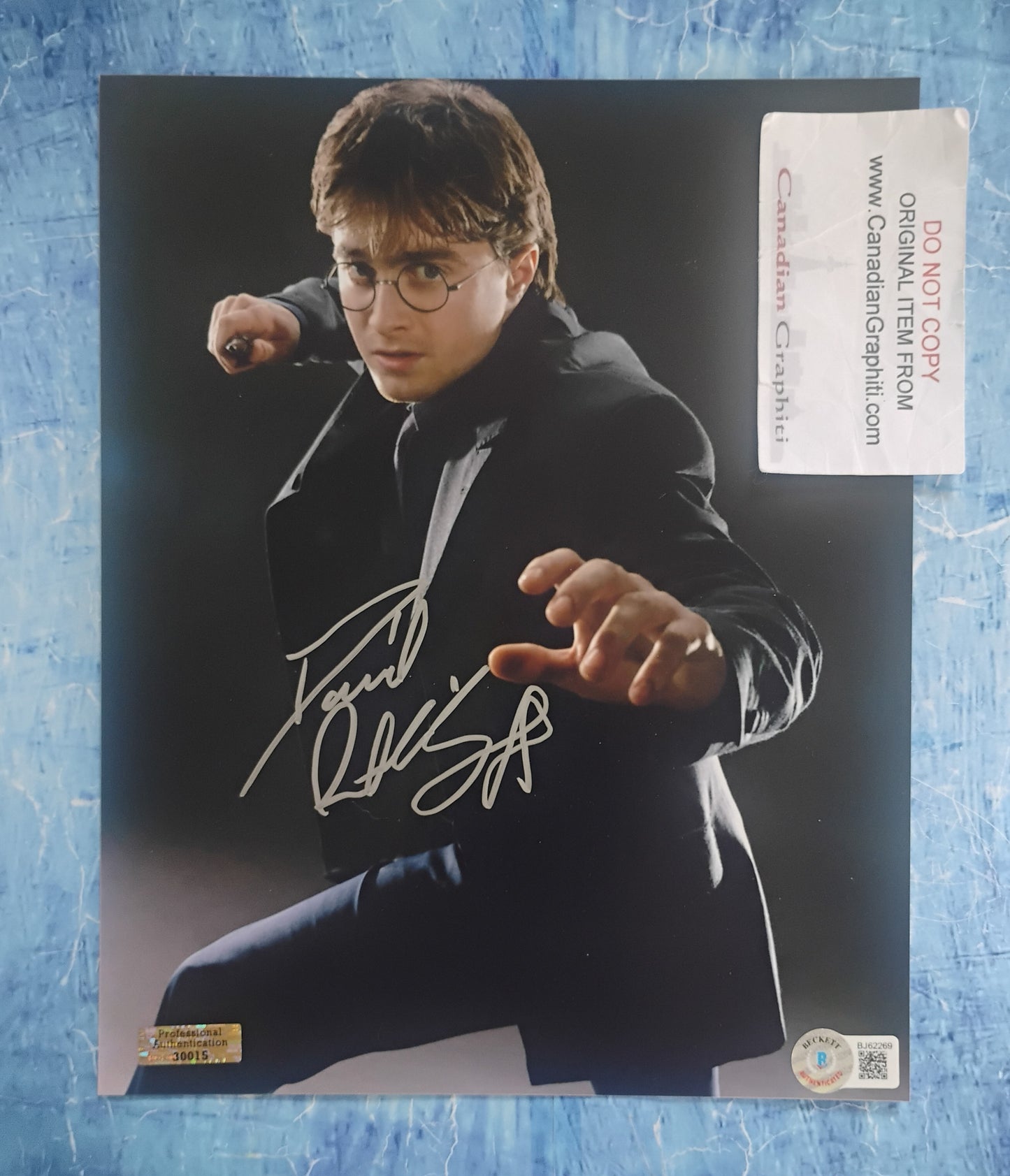 Daniel Radcliffe Hand Signed Autograph 8x10 Photo BAS COA Harry Potter