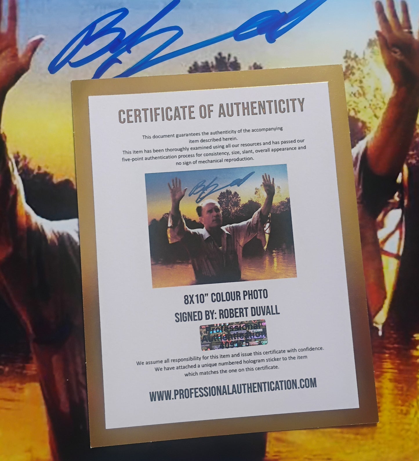 Robert Duvall Hand Signed Autograph 8x10 Photo COA The Apostle