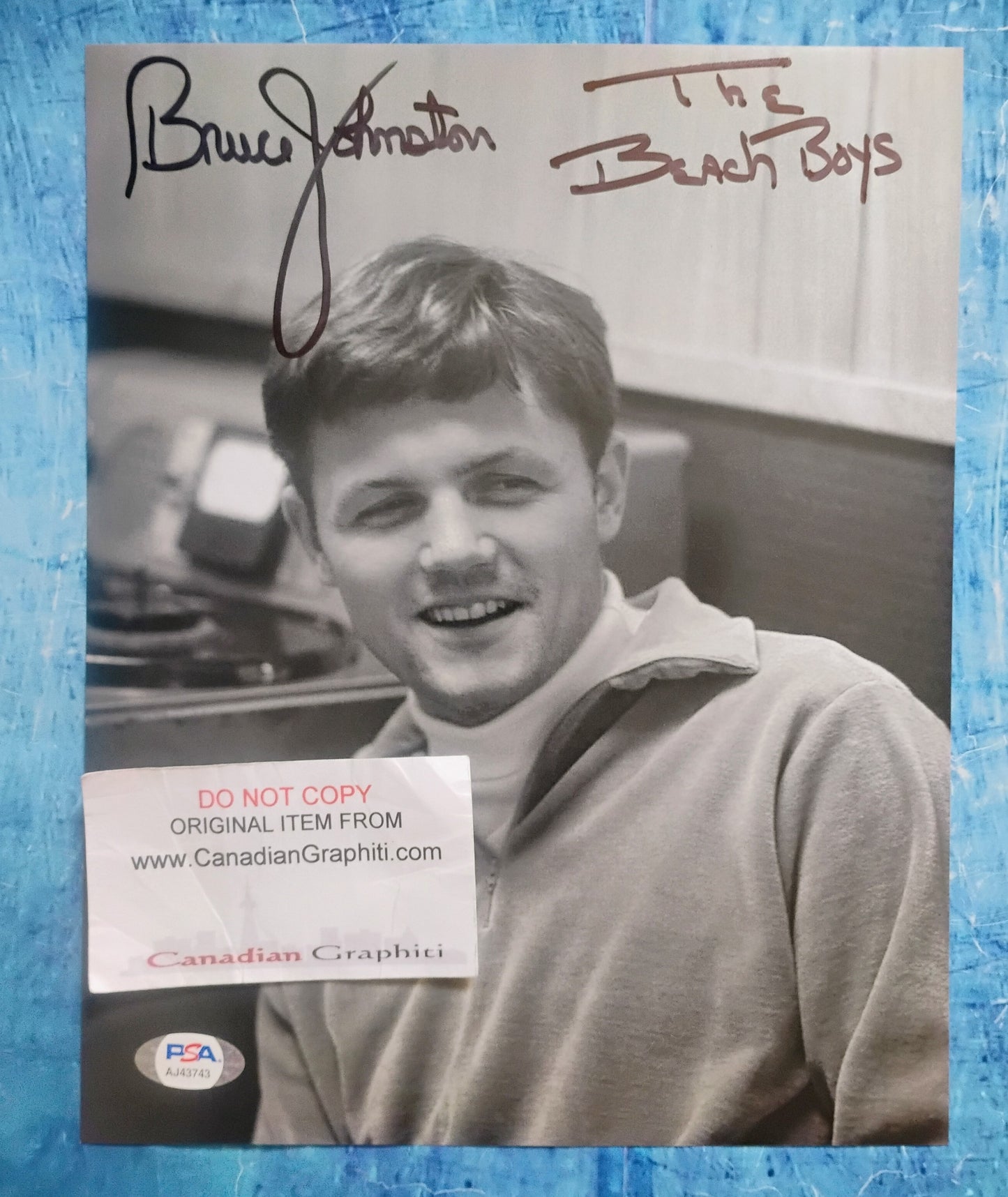 Bruce Johnston Hand Signed Autograph 8x10 Photo PSA COA The Beach Boys