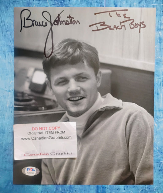 Bruce Johnston Hand Signed Autograph 8x10 Photo PSA COA The Beach Boys