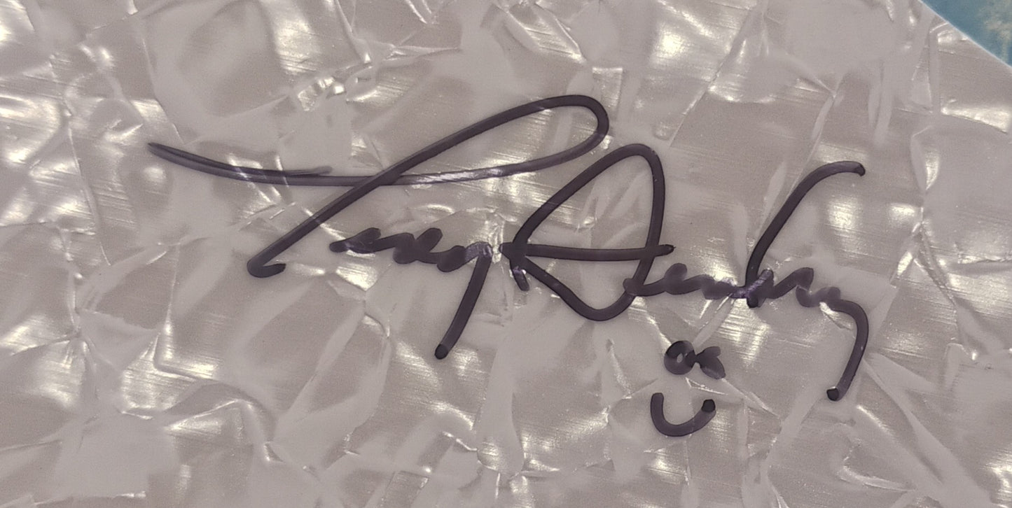 Teddy Gentry Hand Signed Autograph Guitar Pick Guard PSA COA Alabama