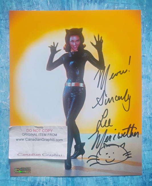 Lee Meriwether Hand Signed Autograph 8x10 Photo COA Catwoman