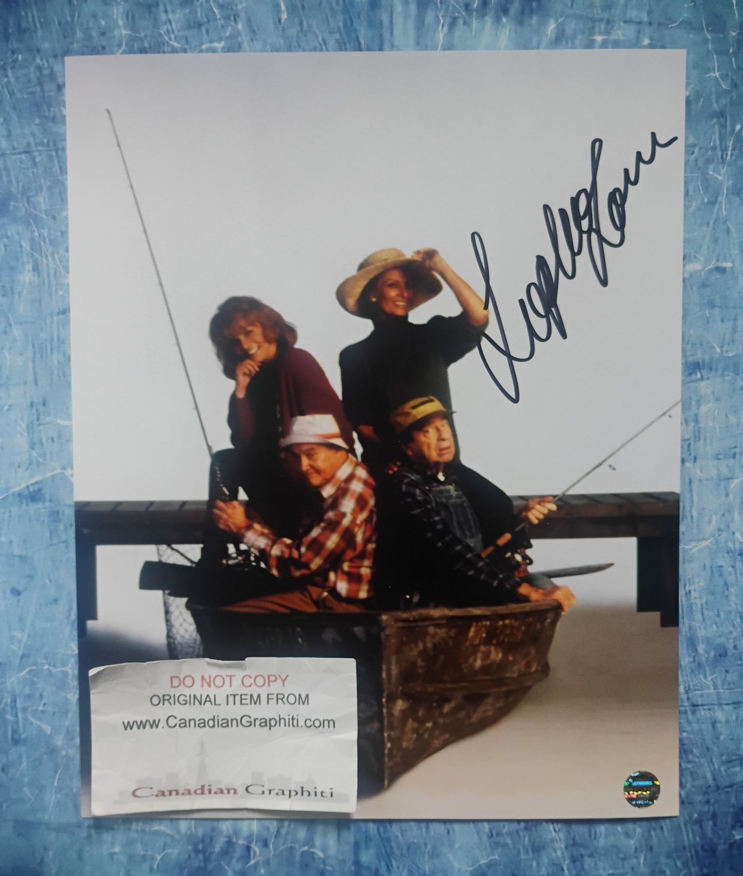 Sophia Loren Hand Signed Autograph 8x10 Photo COA Grumpy Old Men