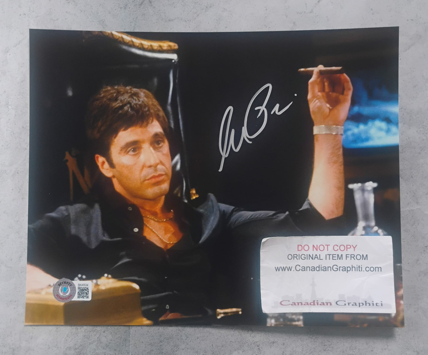 Al Pacino Hand Signed Autograph 8x10 Photo BAS COA Scarface