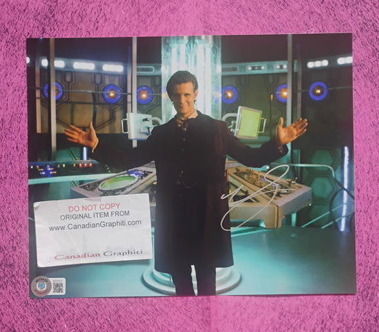 Matt Smith Hand Signed Autograph 8x10 Photo BAS COA Doctor Who