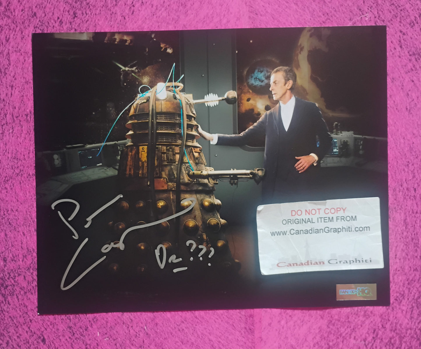 Peter Capaldi Hand Signed Autograph 8x10 Photo COA Doctor Who