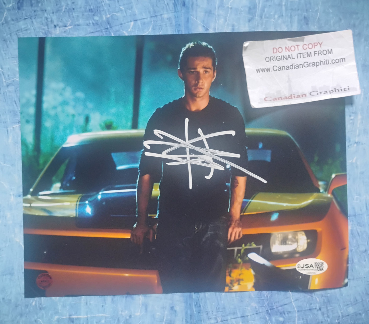 Shia LaBeouf Hand Signed Autograph 8x10 Photo COA Transformers